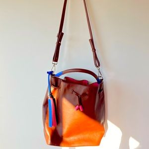 PS by Paul Smith Three Tone Leather Bag